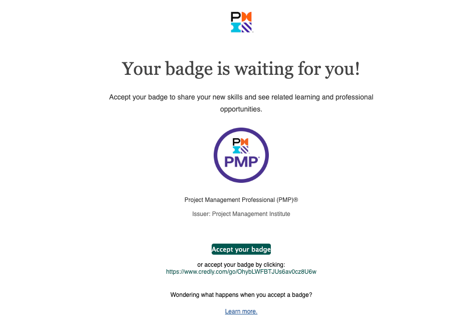 PMP!我过啦！
